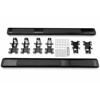 Sidesteps i aluminium – svart strukturfinish (Wrangler 2018 – 2023 JL 4-dörrars) - 2