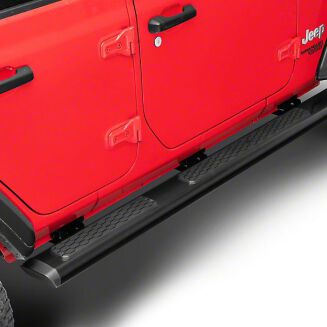 Sidesteps i aluminium – svart strukturfinish (Wrangler 2018 – 2023 JL 4-dörrars) - 12