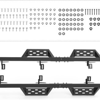 Sidesteps i stål – offroad – sats (Wrangler JL 18-26) - 2