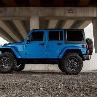 Sidesteps i stål – offroad sats – V2 (Wrangler JK 07-17) - 4