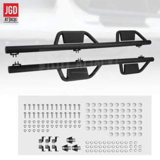 Sidesteps i stål – offroad sats – V2 (Wrangler JK 07-17) - 2