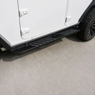 Sidesteps i stål med LED – offroad – sats (Wrangler JL 18-26) - 4