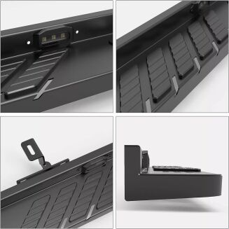 Sidesteps i stål med LED – offroad – sats (Wrangler JL 18-26) - 5