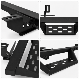 Sidesteps i stål – offroad – V1 sats (Wrangler JK 07-17) - 8