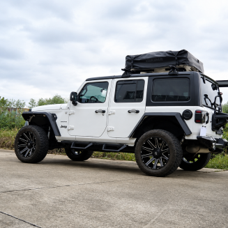 Sidesteps i stål – offroad – V1 sats (Wrangler JK 07-17) - 3