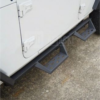Sidesteps i stål – offroad – V1 sats (Wrangler JK 07-17) - 11