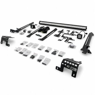 A-stolpe monteringsfästen + belysning + LED-ramp (Wrangler JL 18-26) - 2
