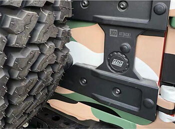 Förstärkning för baklucka och hållare för överdimensionerat reservhjul – monteringssats (Wrangler JL 18-26)