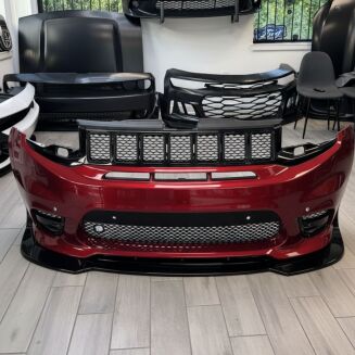 TRACKHAWK V2 frontsplitter – blanksvart (GRAND CHEROKEE 14–21 SRT) - 3