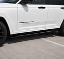 Sidokjolsförlängningar – blanksvarta (GRAND CHEROKEE 22–26 Trailhawk)