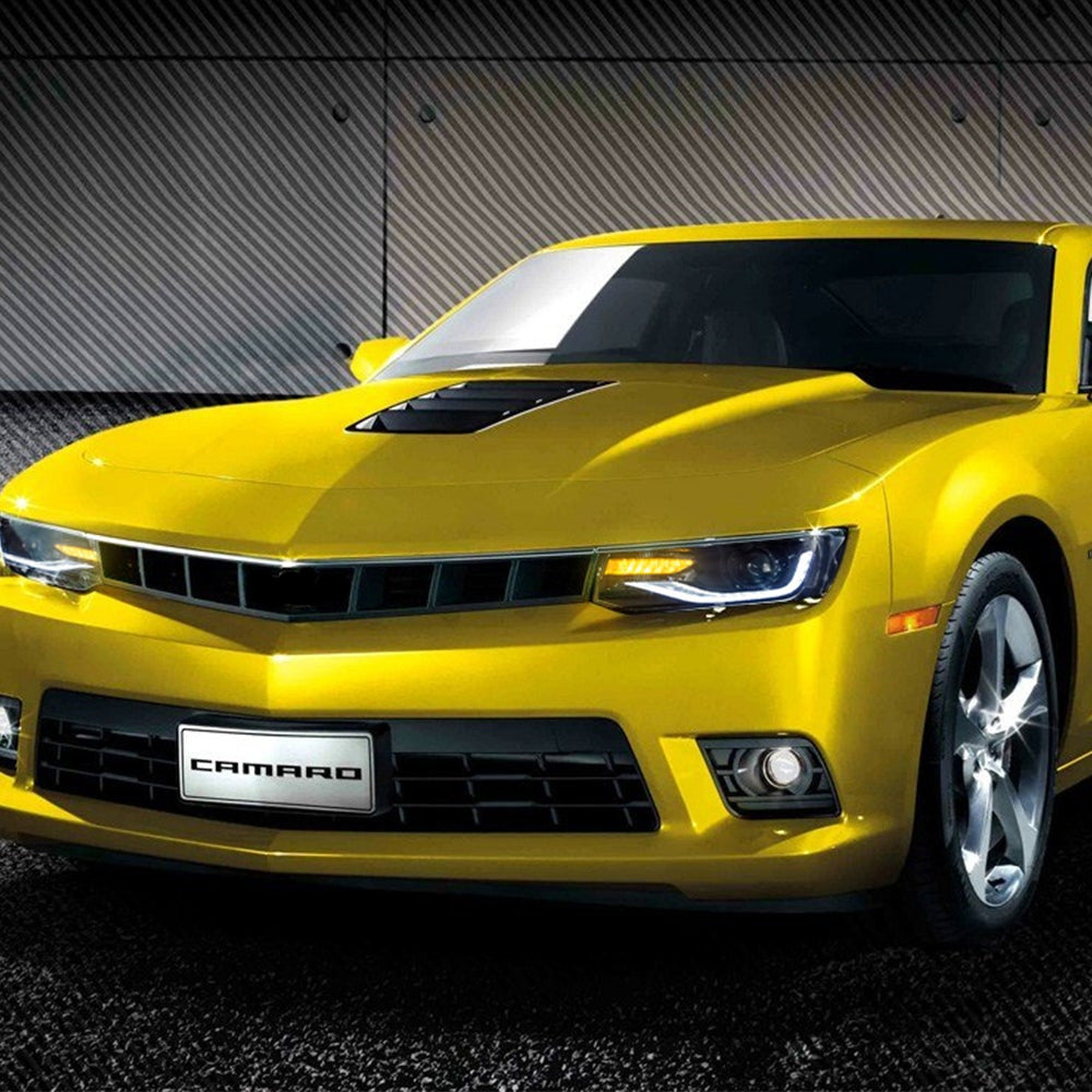 VLAND Carlamp strålkastare för Chevrolet Camaro 2014-2015 med Sequential Indicators(Bulbs NOT Included) - 9