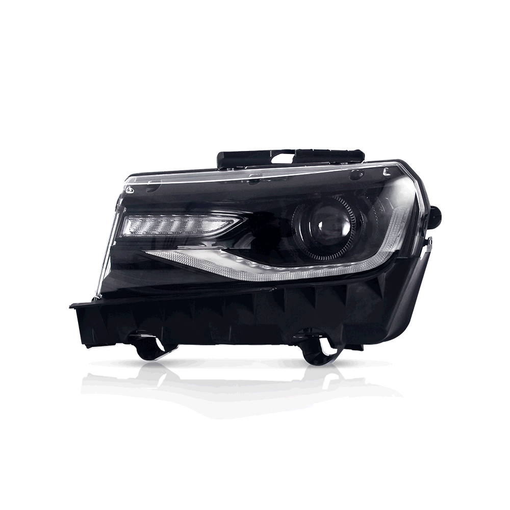 VLAND Carlamp strålkastare för Chevrolet Camaro 2014-2015 med Sequential Indicators(Bulbs NOT Included) - 5