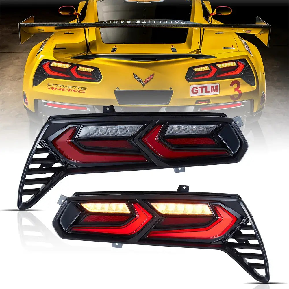 VLAND Full LED-bakljus Chevrolet Corvette C7 2014–2019
