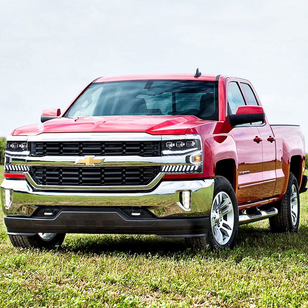 VLAND Full LED-strålkastare Chevrolet Silverado 1500 2016–2018 - 4