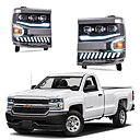 VLAND Full LED-strålkastare Chevrolet Silverado 1500 2016–2018 LHD