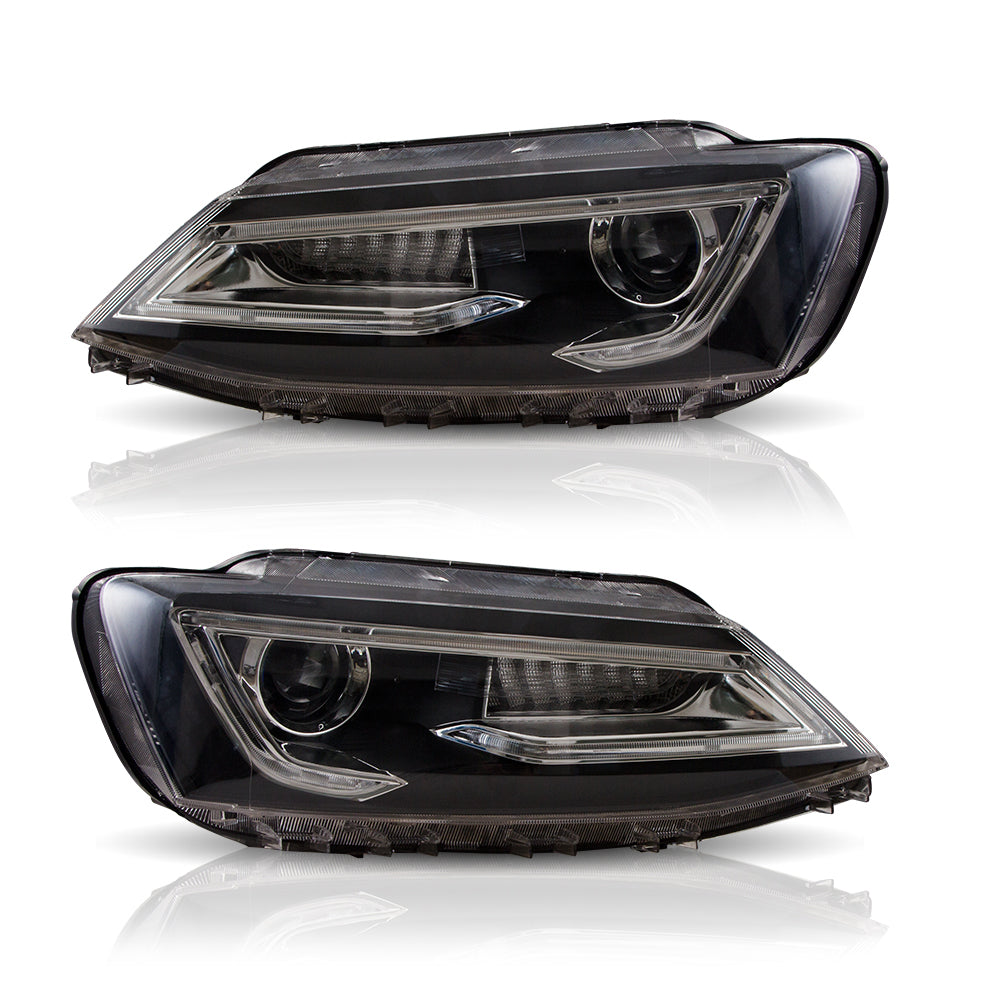 VLAND strålkastare för VW Jetta 2011-2018 med Demon Eyes [No e-mark engraving] - 5