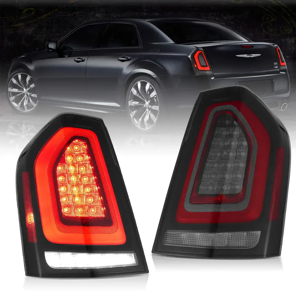 VLAND LED bakljus för 2011-2014 Chrysler 300 med sekventiell blinkers - 5