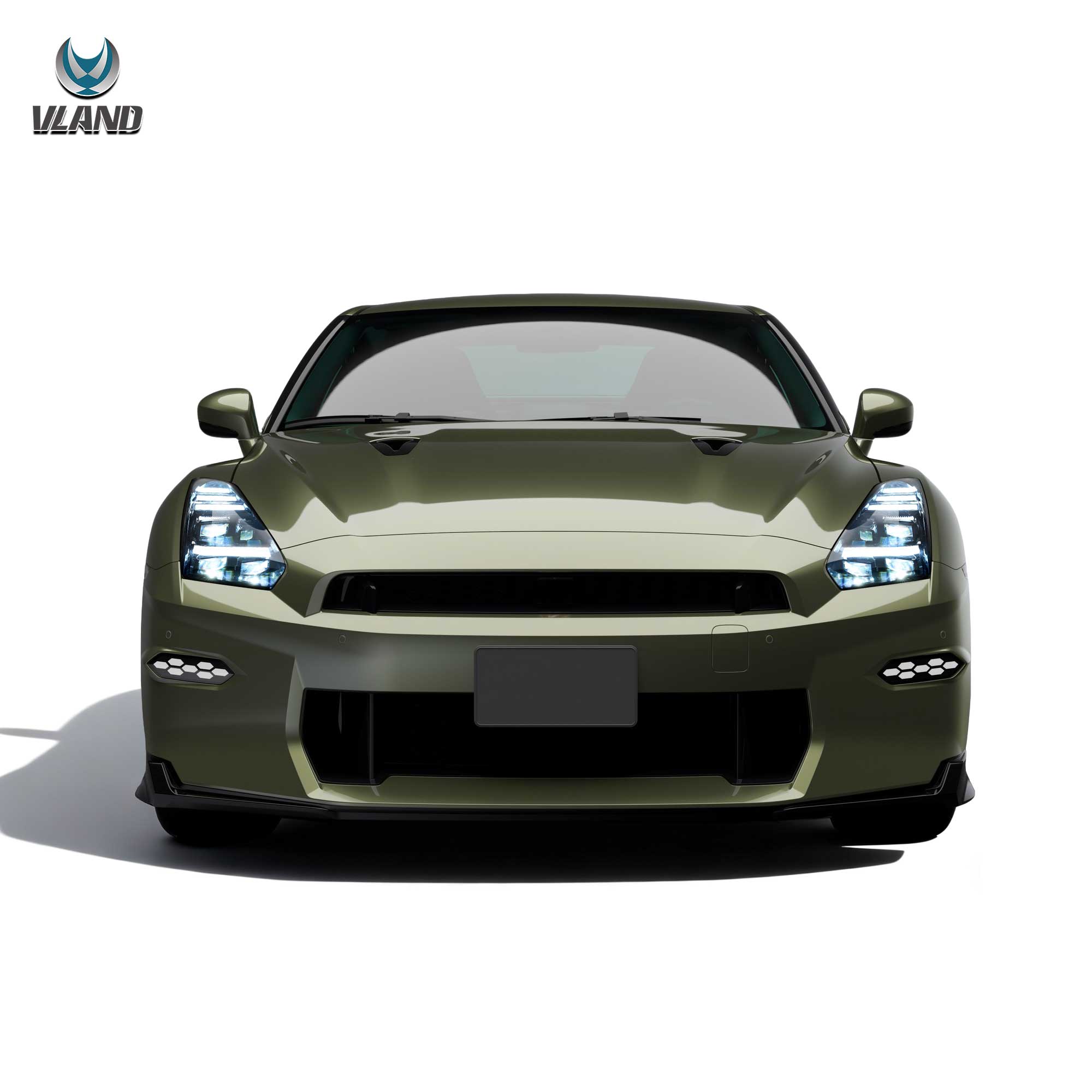 VLAND LED strålkastare för 2008-2023 Nissan GT-R R35 L+R - 7