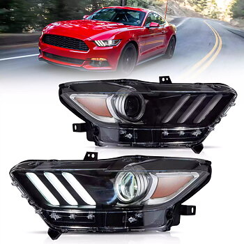VLAND LED strålkastare för Ford Mustang 2018-2023