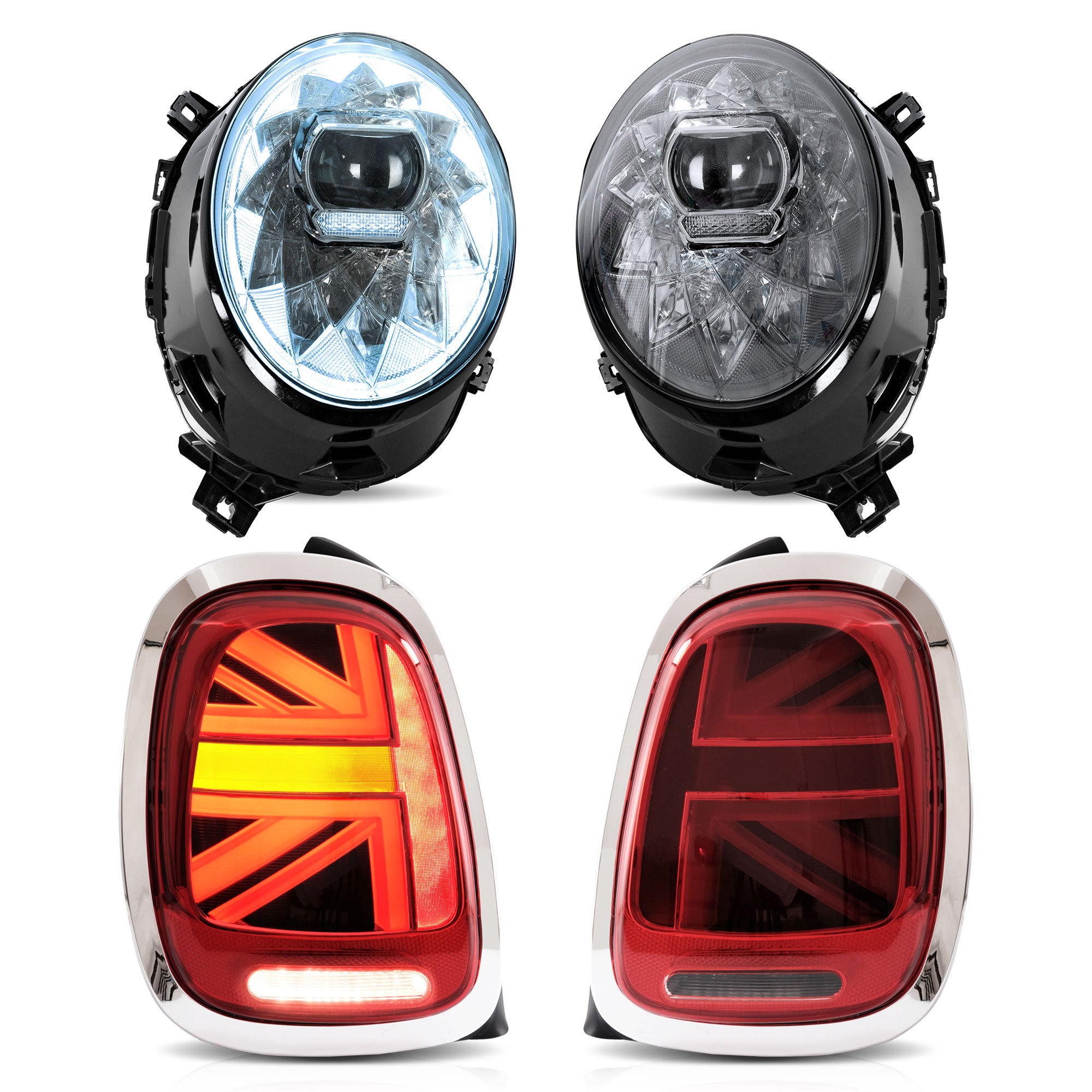 VLAND strålkastare+bakljus för Mini F55 F56 F57 Halogen 2014-2023 [E-mark] - 3