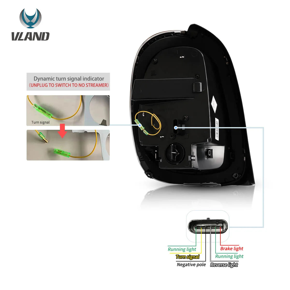 VLAND strålkastare+bakljus för Mini F55 F56 F57 Halogen 2014-2023 [E-mark] - 14