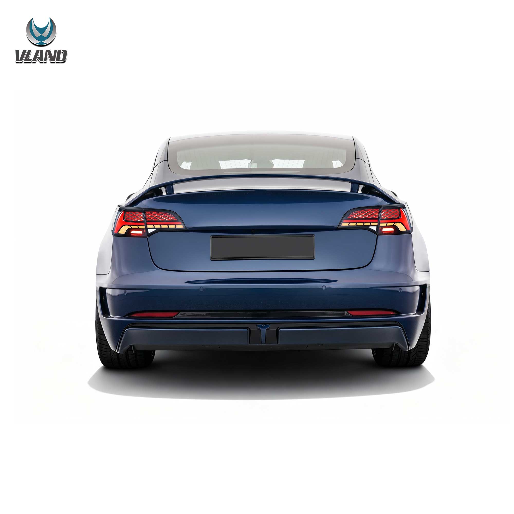 VLAND LED bakljus Fit för 2017-2023 Tesla Model 3 & Model Y [E-mark] - 7