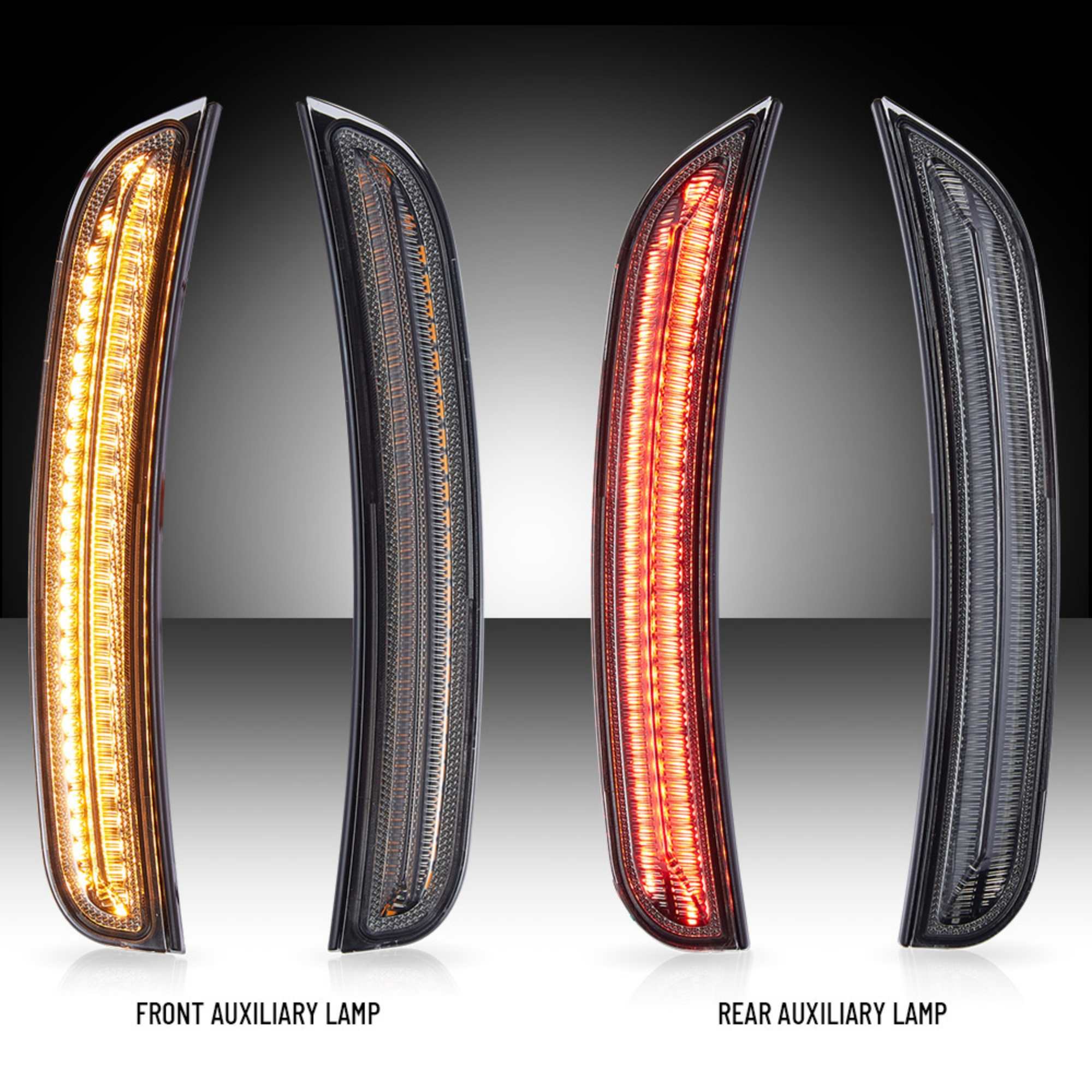 2015-2023 Dodge Charger LED Side Mark 2 par Front And Rear - 2