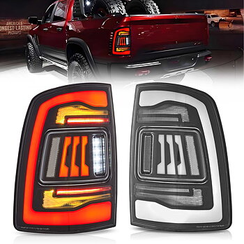 2019-2024 Dodge RAM 2500 / RAM 3500 VLAND LED bakljus med orange blinkers
