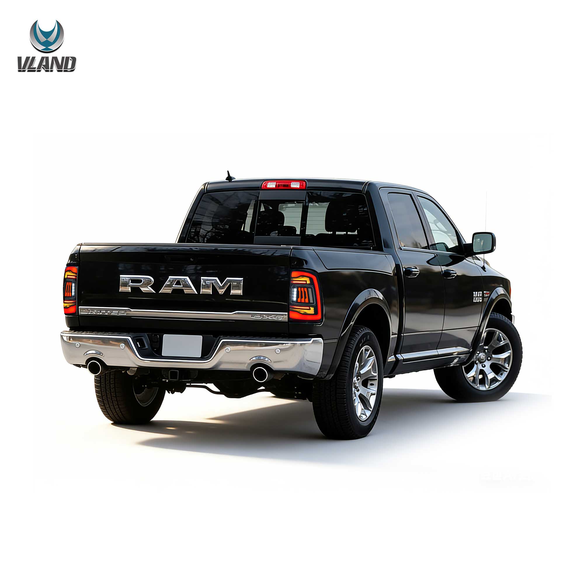2019-2024 Dodge RAM 2500 / RAM 3500 VLAND LED bakljus med orange blinkers - 6