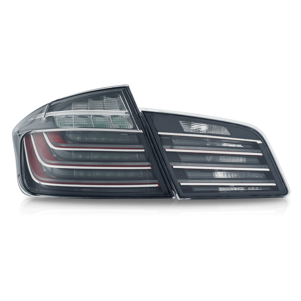 11-17 BMW 5 serie F10 F18 VLAND LED bakljus med orange blinkers - 3