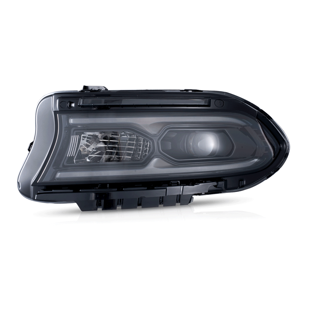 2015-2023 Dodge Charger Halogen Models Vland Projector strålkastare - 4