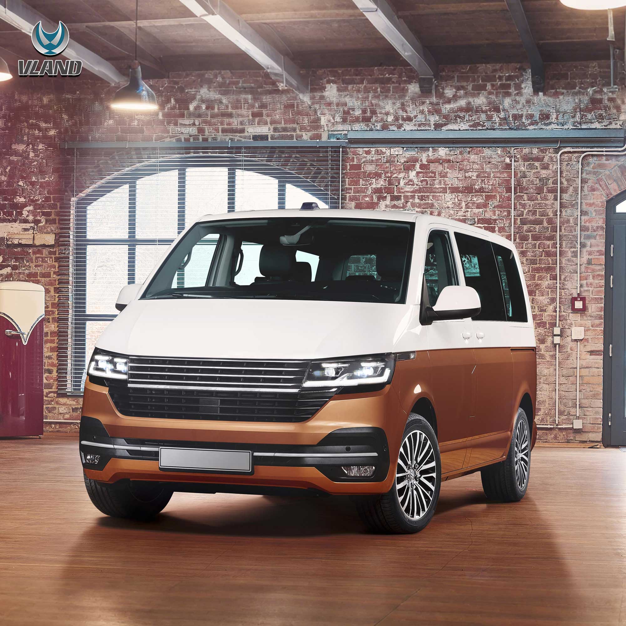 VW Transporter T6.1 2019-2024 Vland LED strålkastare [E-mark] - 9