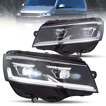 VW Transporter T6.1 2019-2024 Vland LED strålkastare [E-mark]