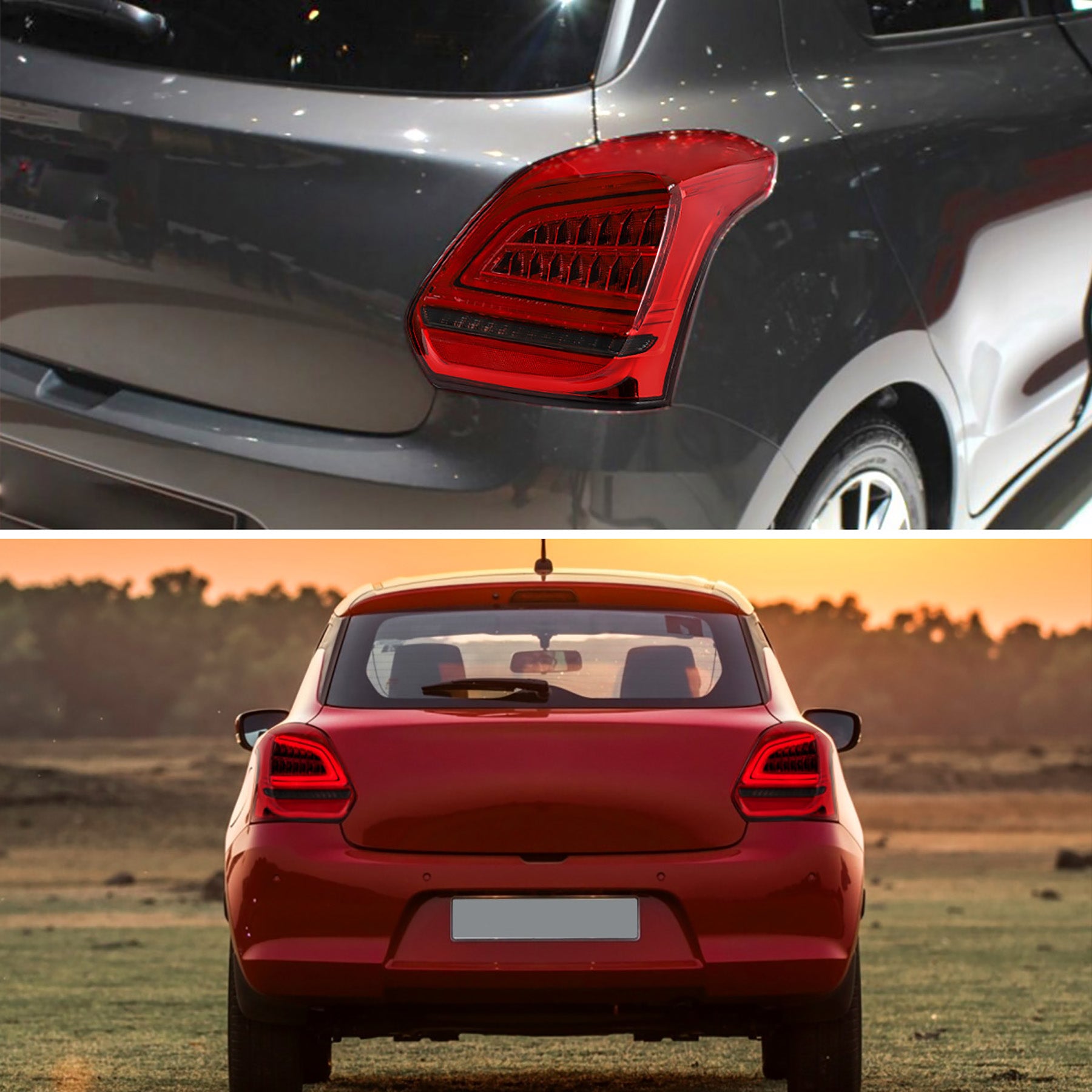 2017-2022 Suzuki Swift Vland LED bakljus med sekventiell blinkers - 7