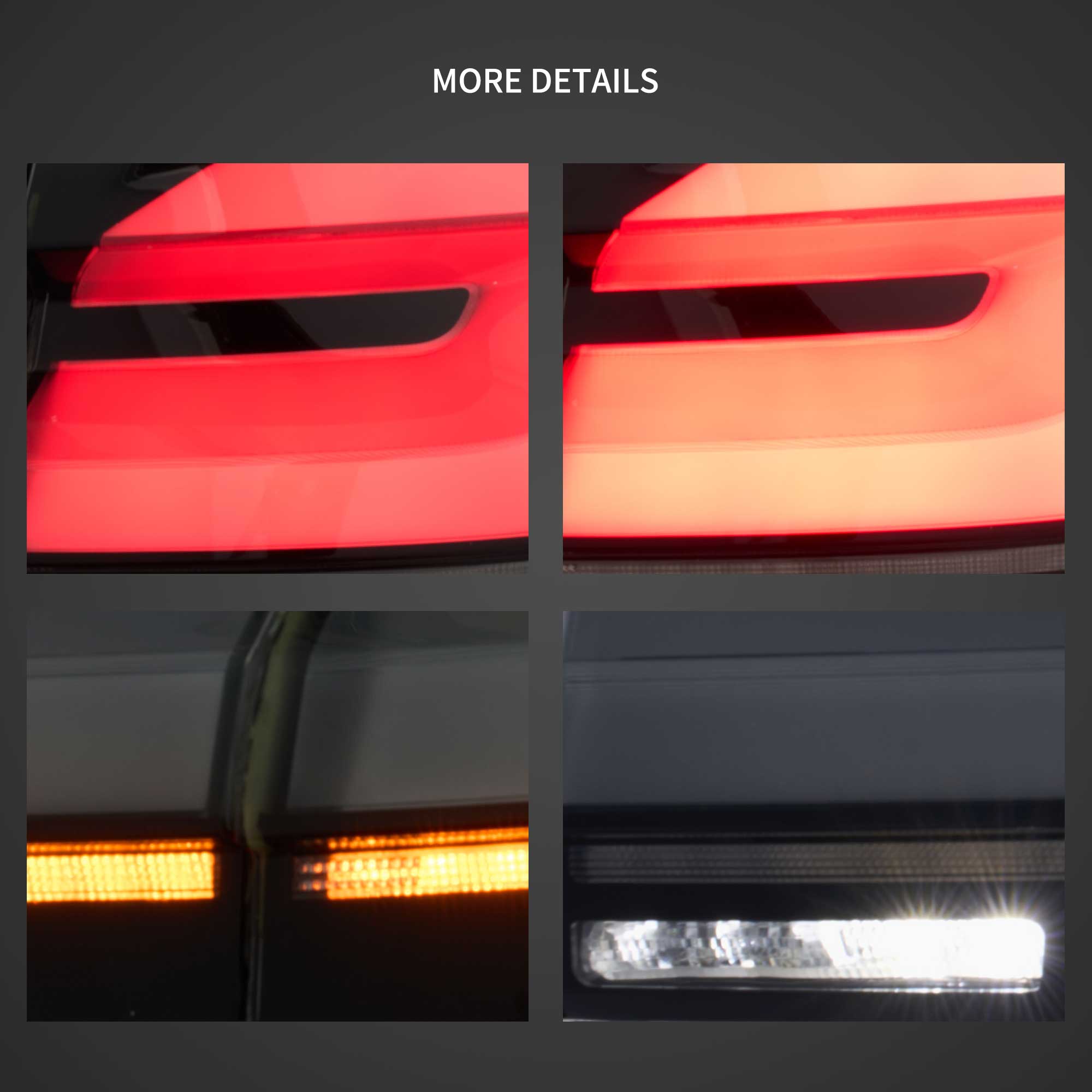 2017-2022 BMW G30 G38 VLAND LED bakljus - 7