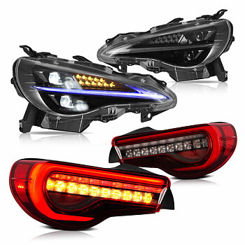 VLAND Led strålkastare+bakljus för 2012-2021 Toyota GT86/Scion FR-S/Subaru BRZ