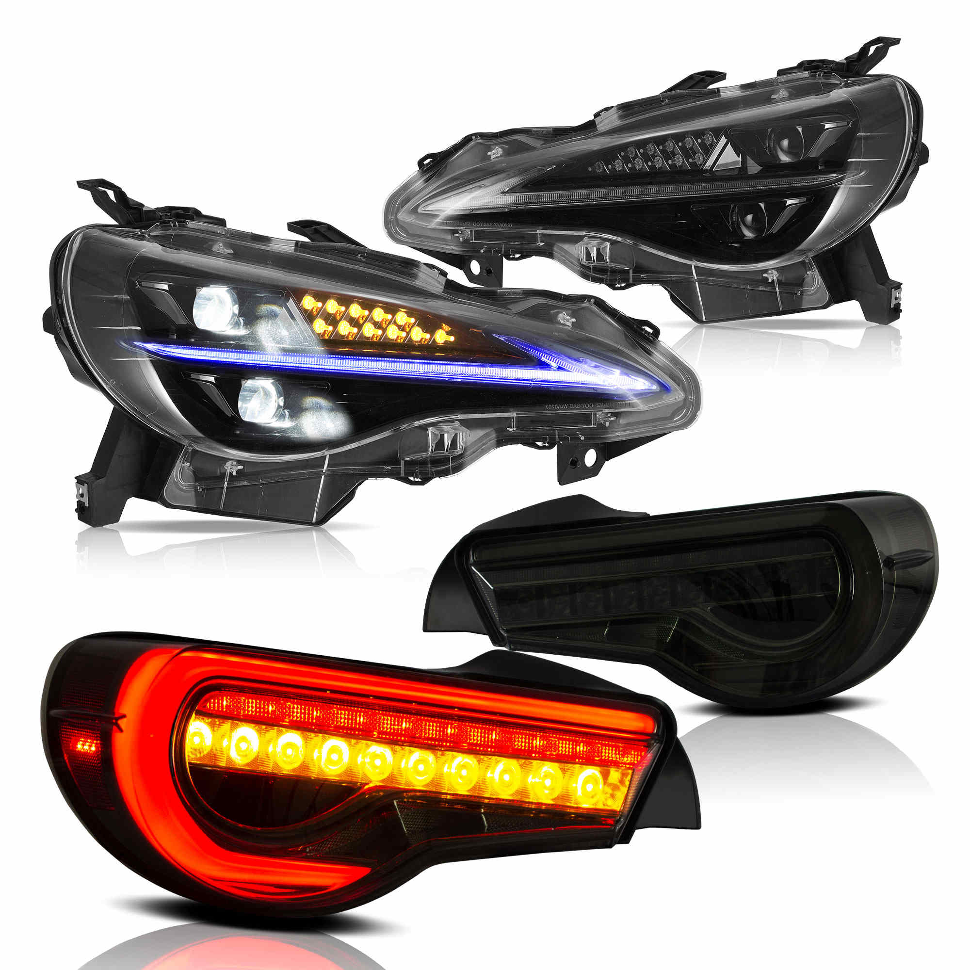VLAND Led strålkastare+bakljus för 2012-2021 Toyota GT86/Scion FR-S/Subaru BRZ - 2