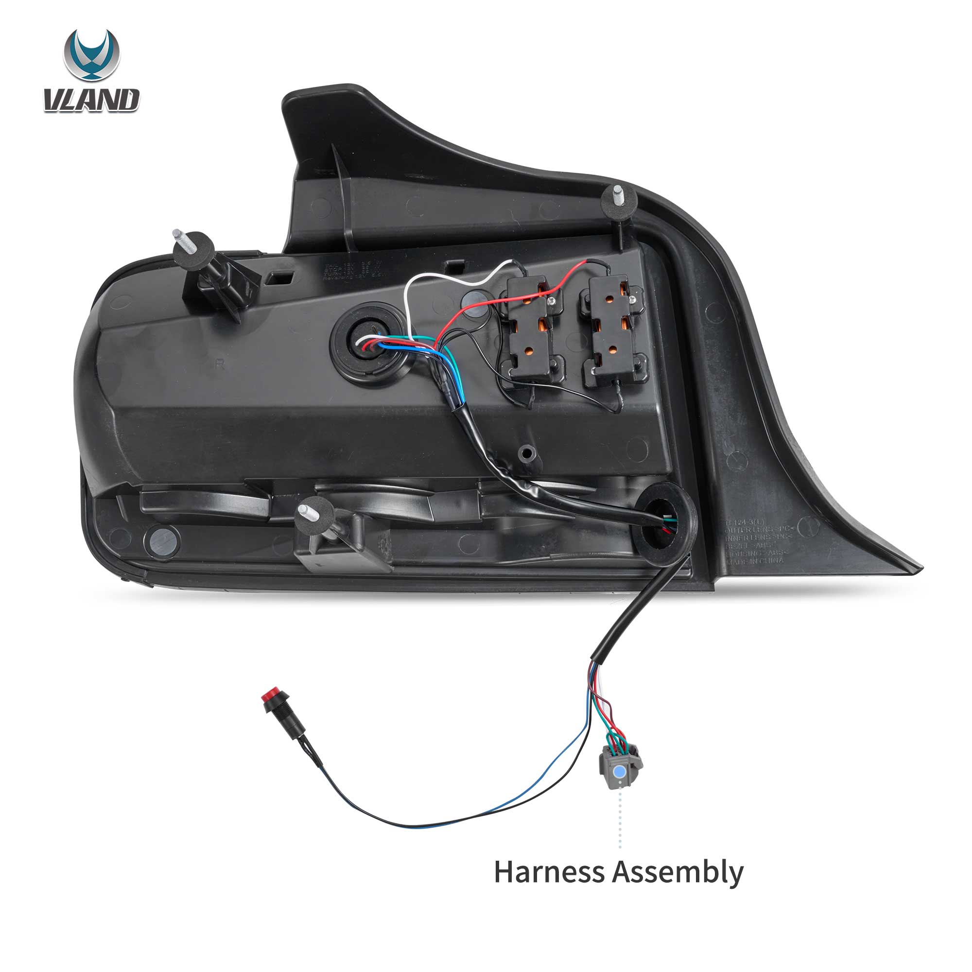 2005-2009 Ford Mustang 5th Gen S197 Vland LED bakljus Amber sekventiell blinkers - 5