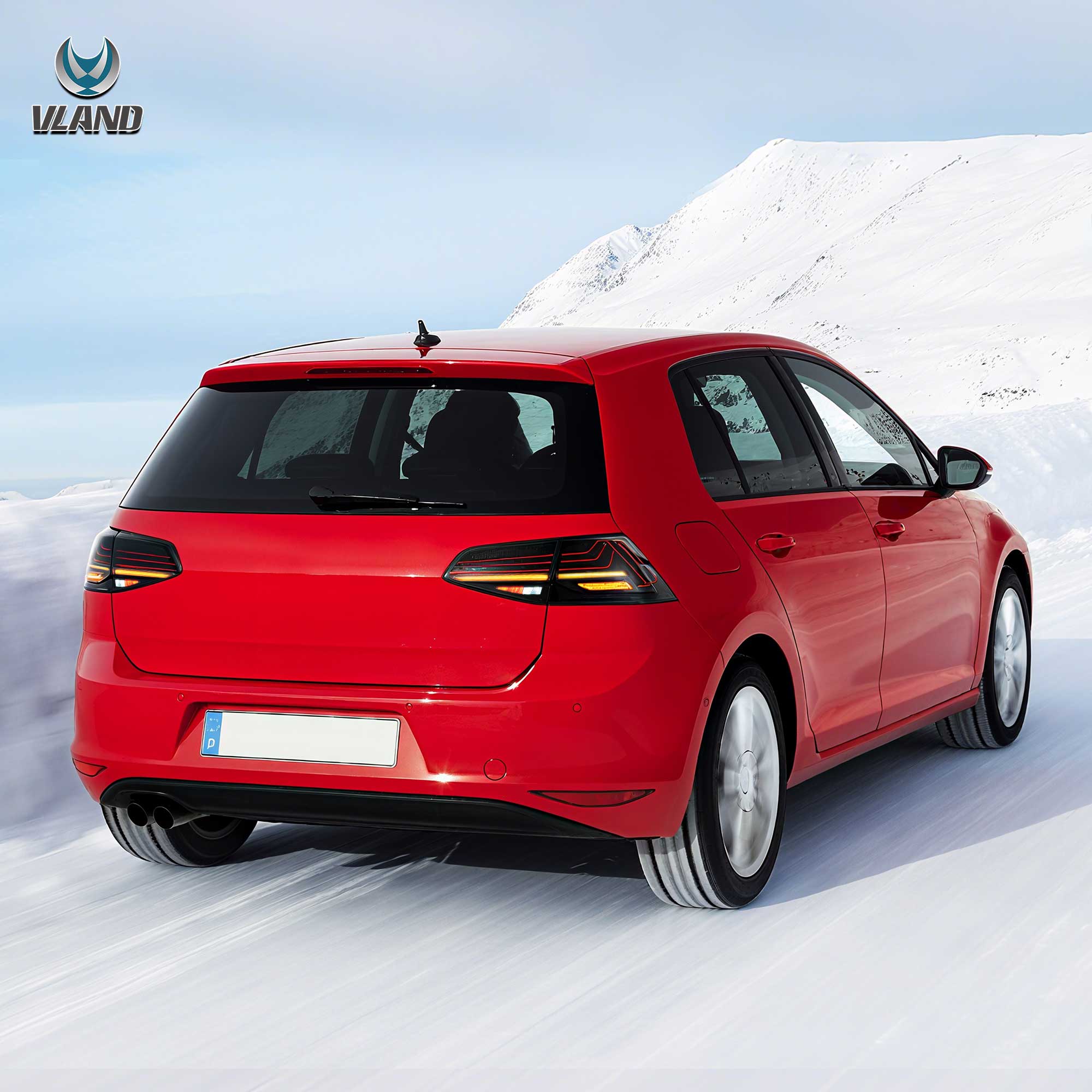 VW Golf MK7 Hatchback 2013-2016 Vland bakljus Laser Style - 9