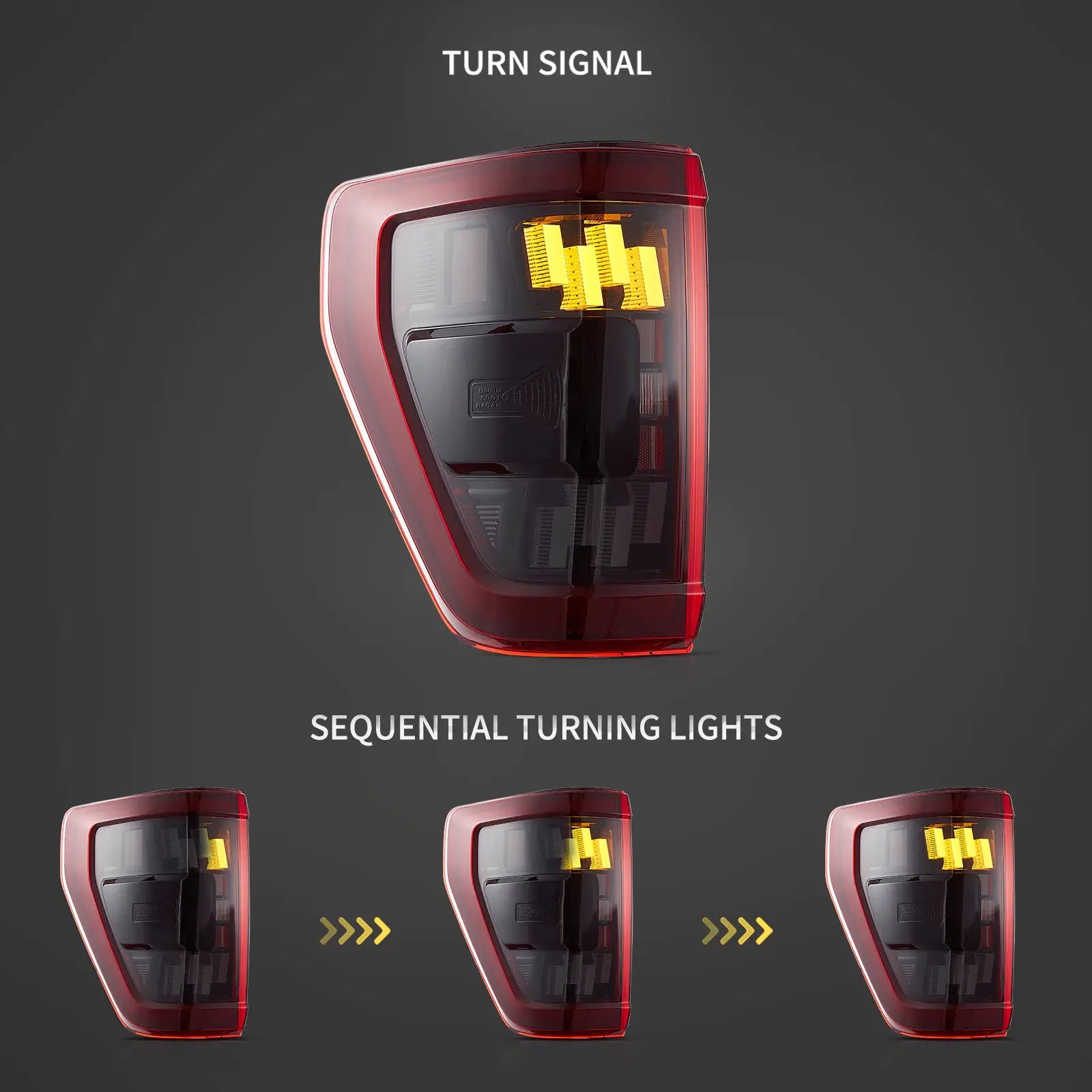 VLAND 21-24 Ford F150 bakljus Full LED - 5