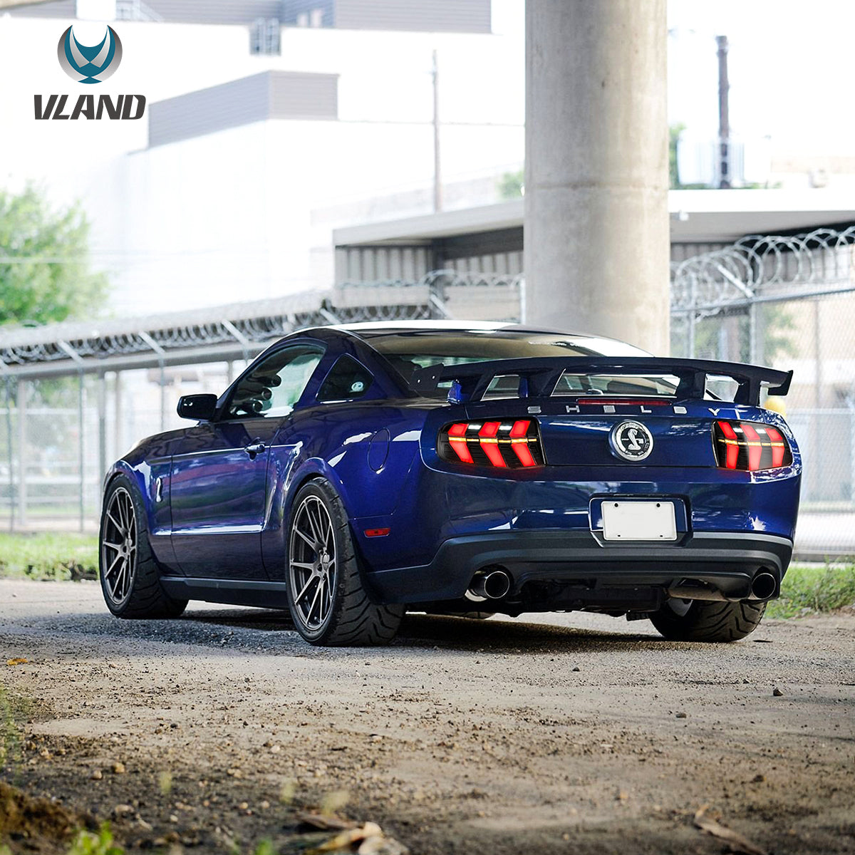Ford Mustang 2011-2013 Vland LED bakljus Smoked - 6