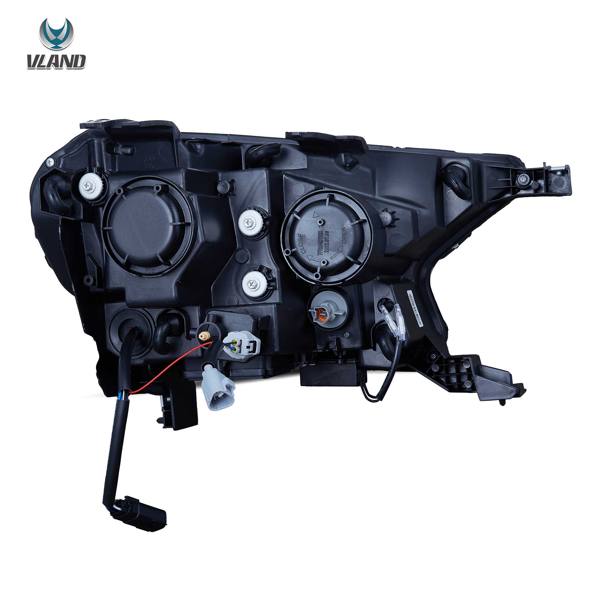 15-19 Ford Ranger T6 Vland LED Projector strålkastare W/Sequential L+R - 4