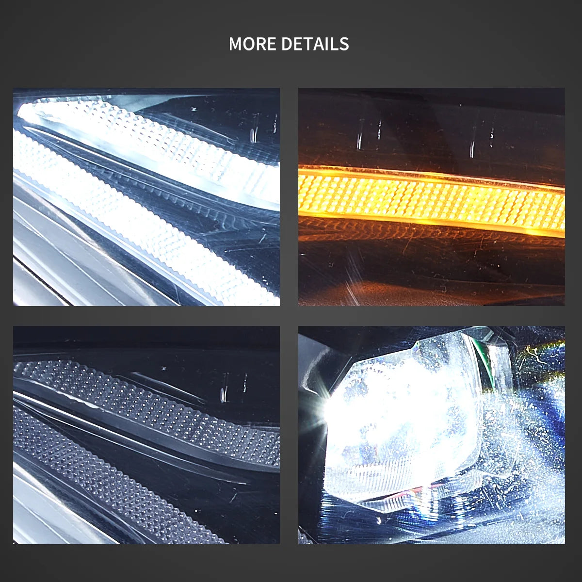 VLAND 21-24 Toyota GR86 / Subaru BRZ strålkastare med Full LED Dual Beam Projector - 6
