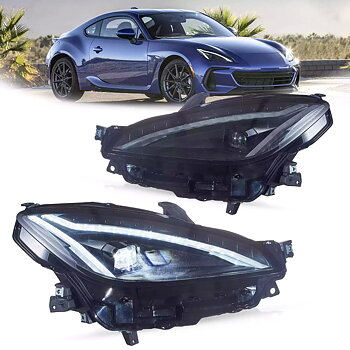 VLAND 21-24 Toyota GR86 / Subaru BRZ strålkastare med Full LED Dual Beam Projector