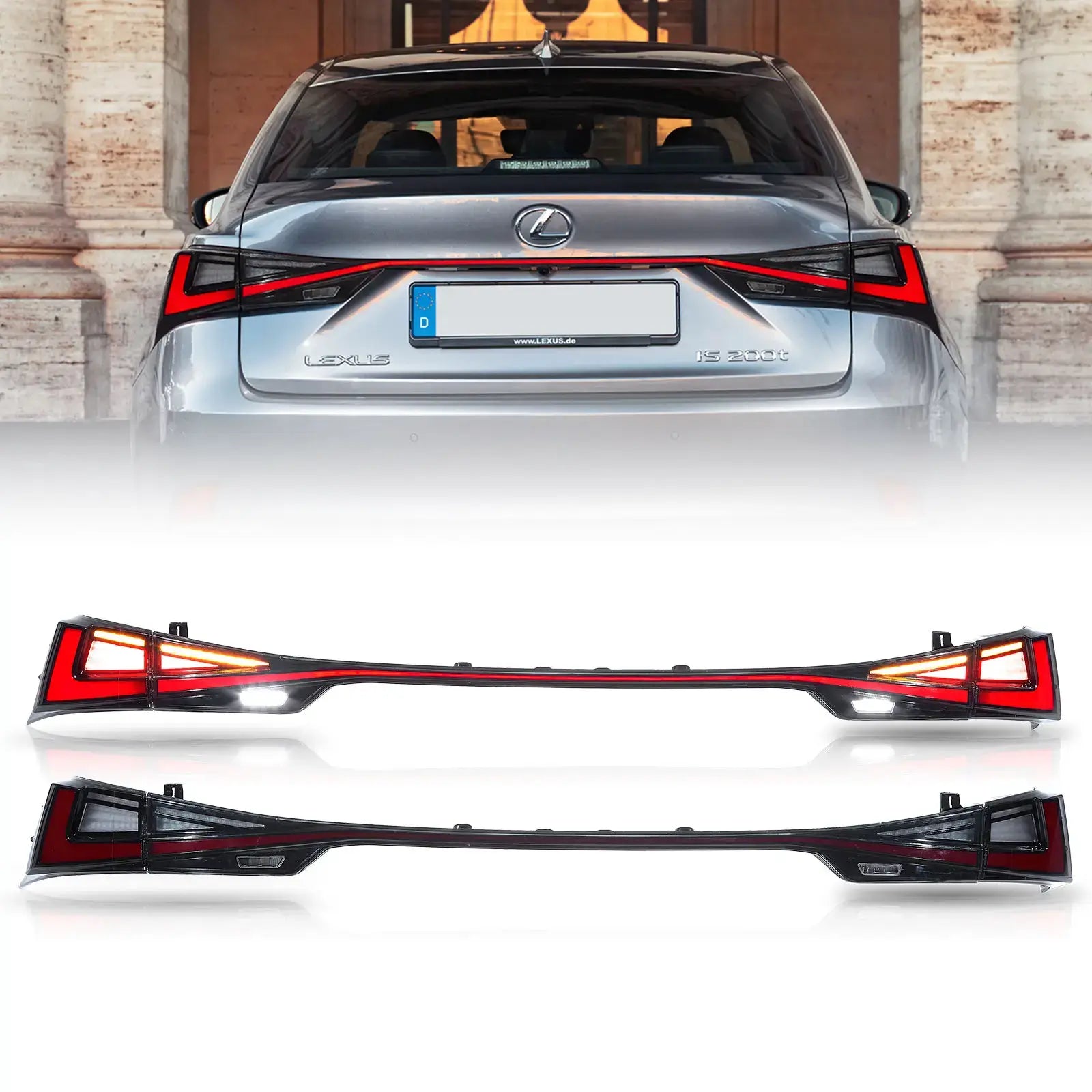 14-20 Lexus IS 250 200t 300h F Sport Vland LED bakljus - 6