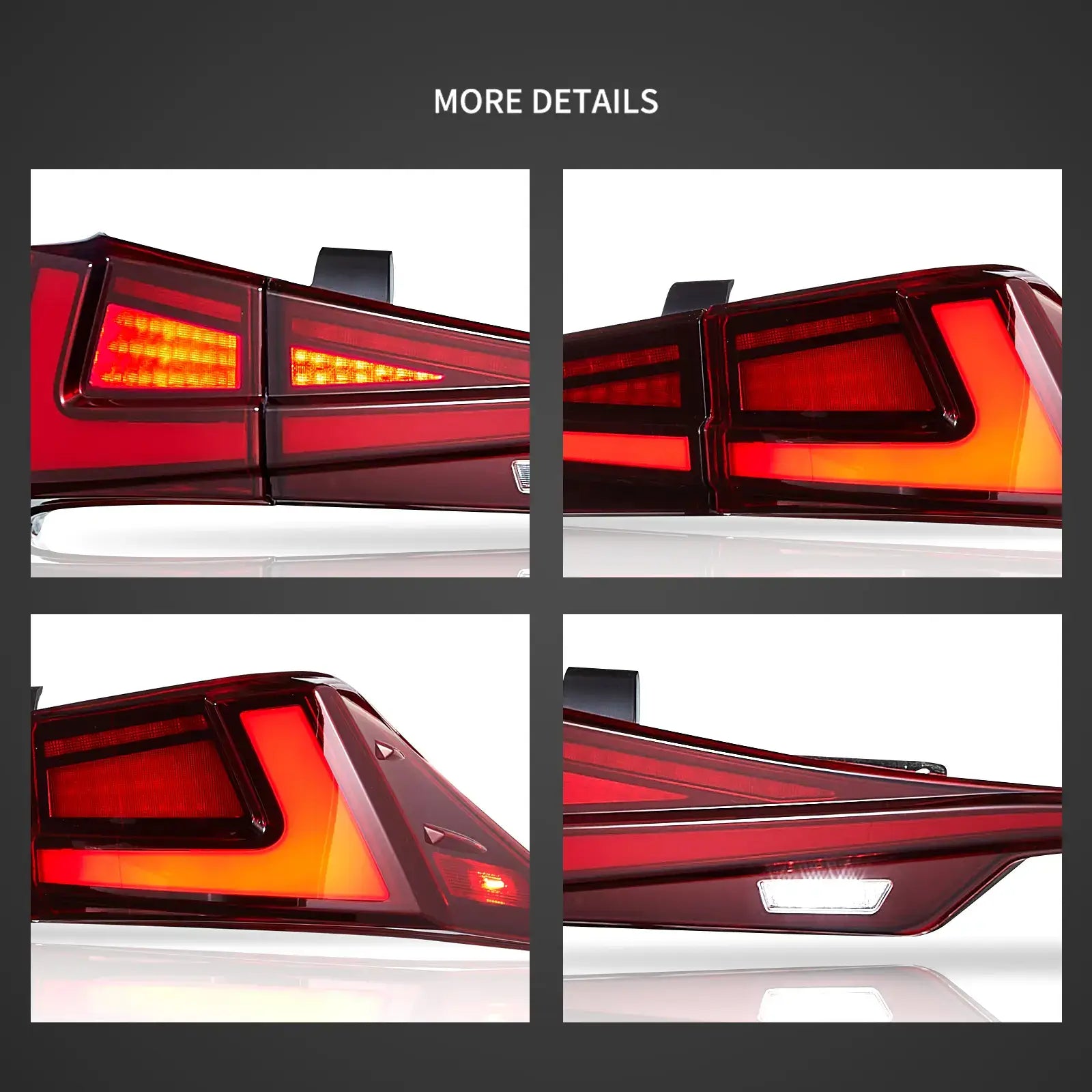 14-20 Lexus IS 250 200t 300h F Sport Vland LED bakljus - 12