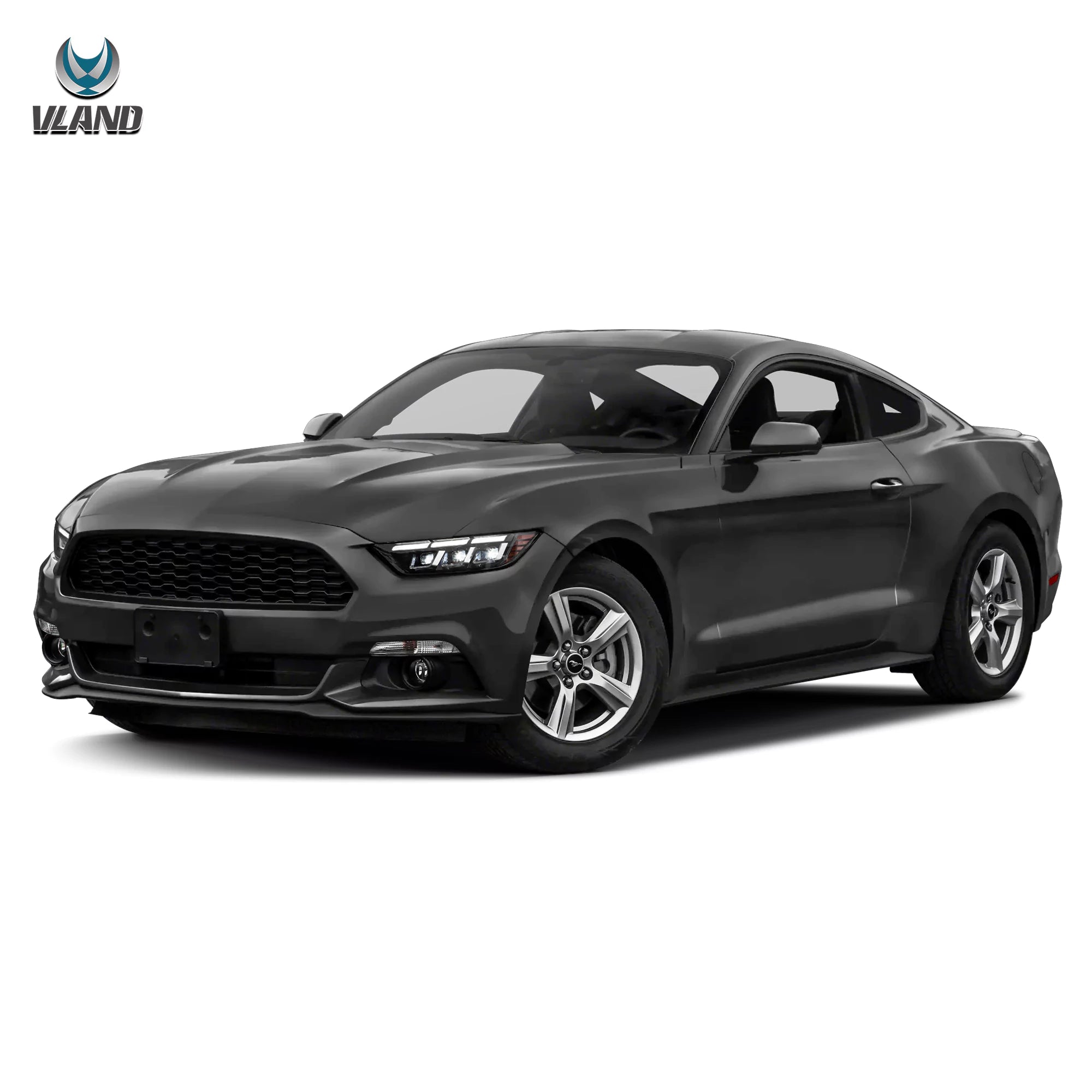 15-17 Ford Mustang LED strålkastare Update 2024 S650 Style - 6