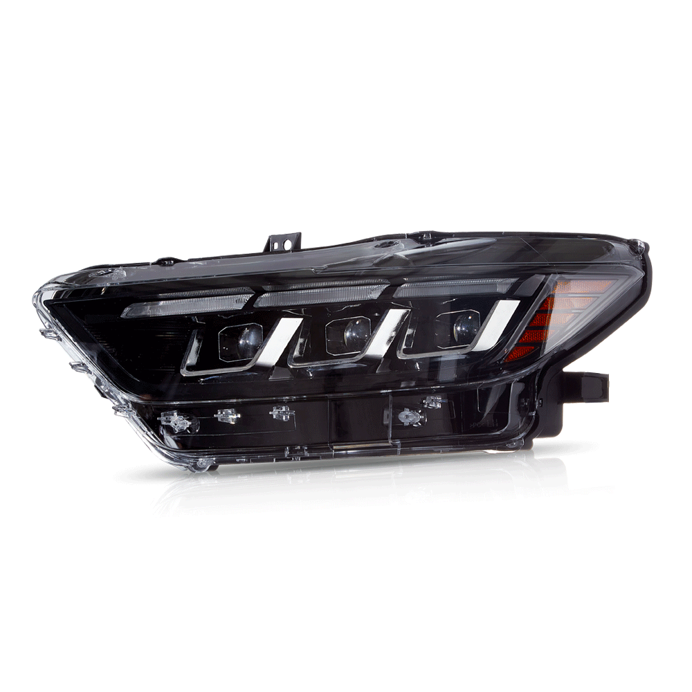 15-17 Ford Mustang LED strålkastare Update 2024 S650 Style - 4