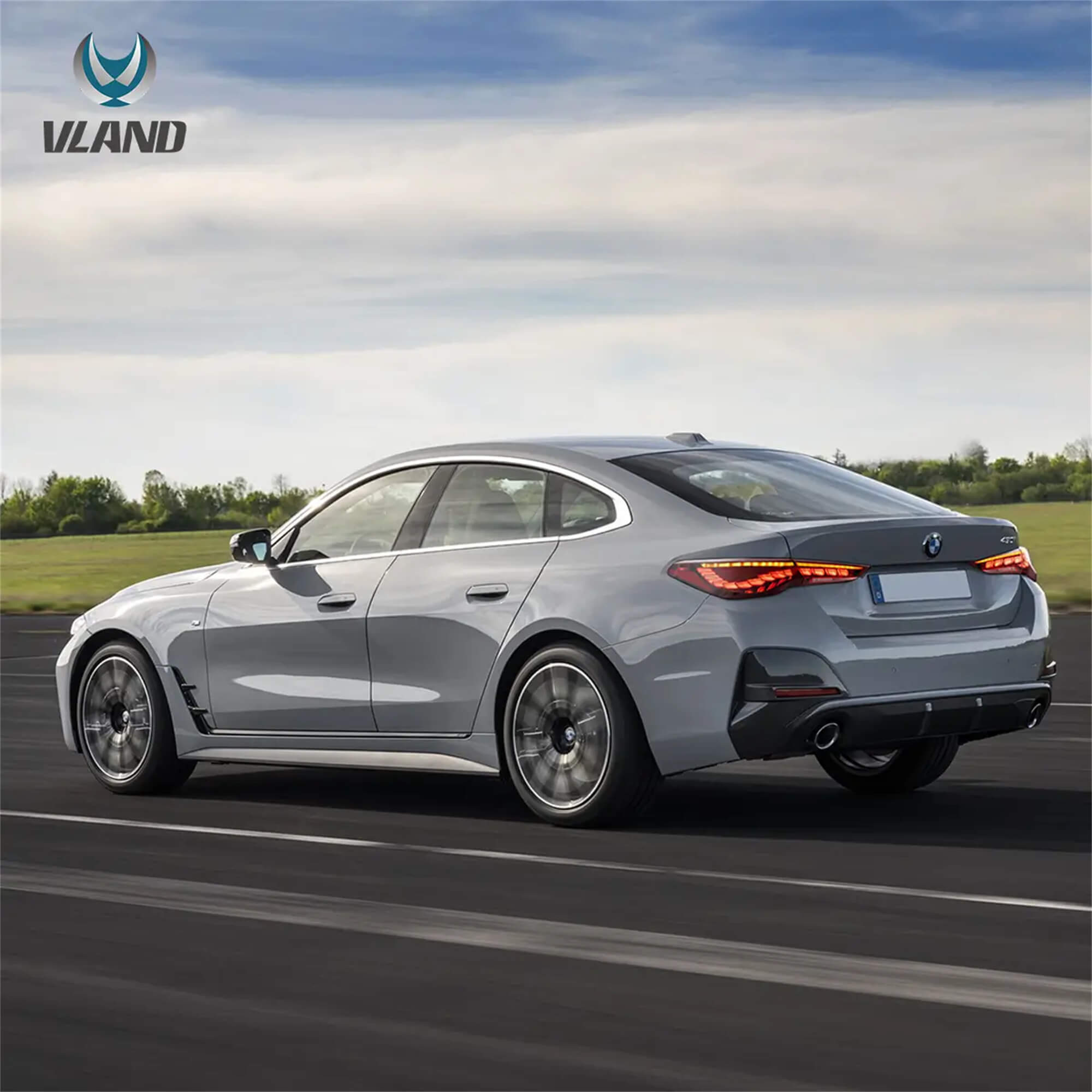20 och framåt BMW 4 serie G22/G23/G26 VLAND OLED bakljus med dynamisk startanimation [E-märkt] - 7