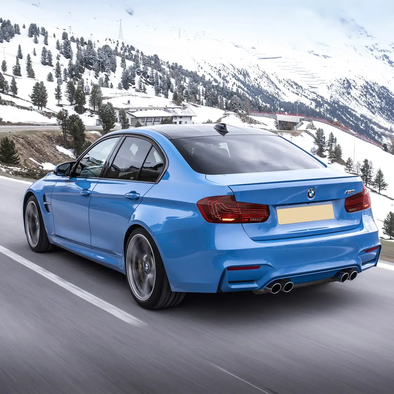 12-19 BMW F30 F80 3 serie VLAND Laser bakljus CSL stil [E-märkt] - 7